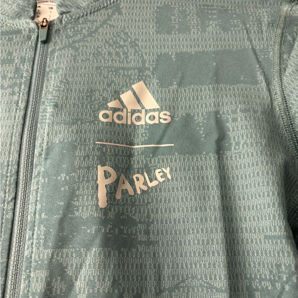 Adidas X Parley Heat.RDY Women’s Green Cycling Jersey Size Small - Picture 4 of 11